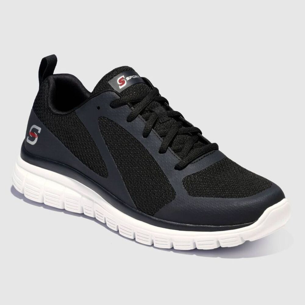 S Sport by Skechers Men's Reiff 3.0 Lace-Up Sneakers (Size 11) - Black